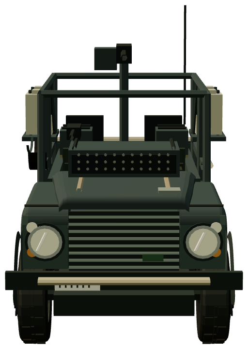 Ranger SOV — front view, registry 3D render