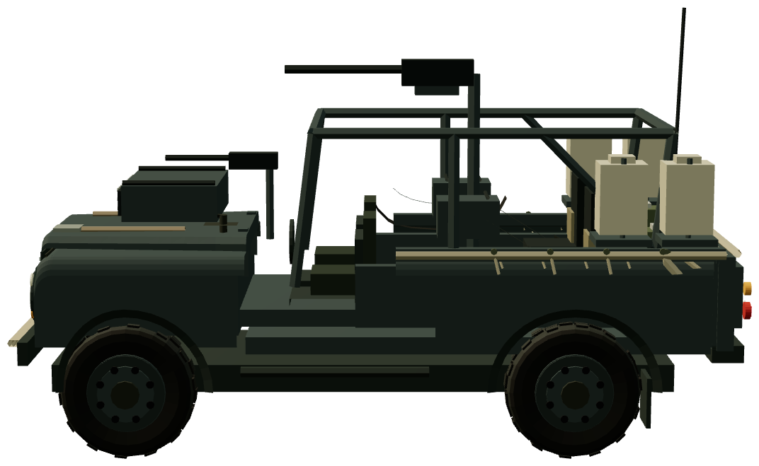 Ranger SOV — side view, registry 3D render