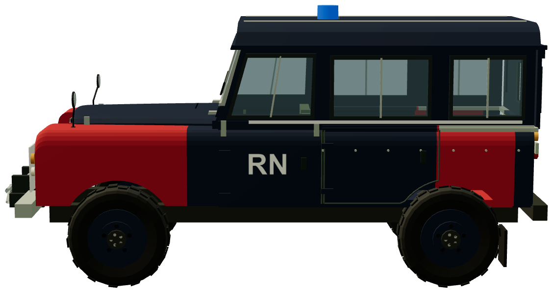 Royal Navy Bomb Disposal — side view, registry 3D render