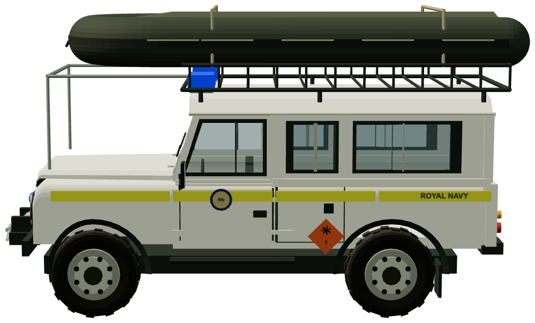 Royal Navy EOD — side view, registry 3D render