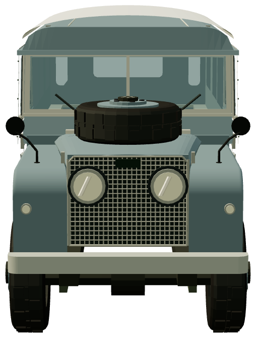 Rudolphs’ London to India — Series I 107 — front view, registry 3D render