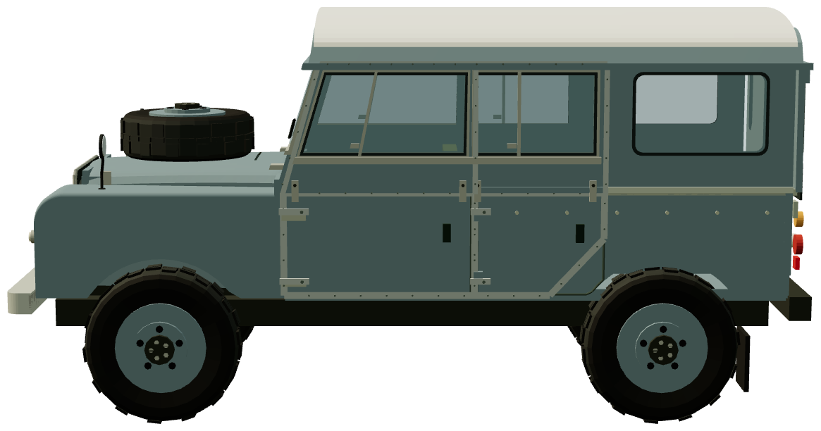 Rudolphs’ London to India — Series I 107 — side view, registry 3D render