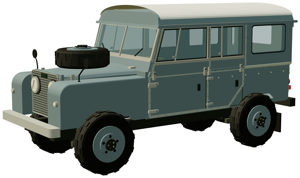 Rudolphs’ London to India — Series I 107 — three-quarter view, registry 3D render