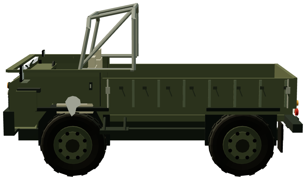 Joint Services Sahara Expedition 101 FC — side view, registry 3D render