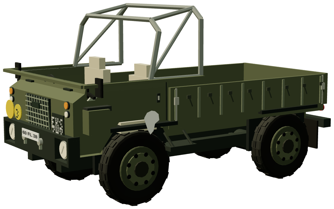 Joint Services Sahara Expedition 101 FC — three-quarter view, registry 3D render