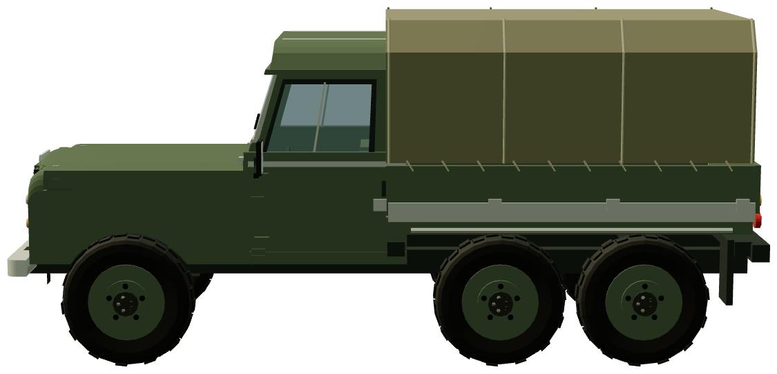 Hotspur Sandringham 139″ Canvas Cargo — side view, registry 3D render