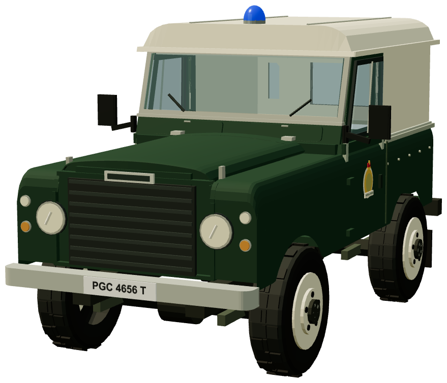 Santana 88 Patrulla Rural — front three-quarter render