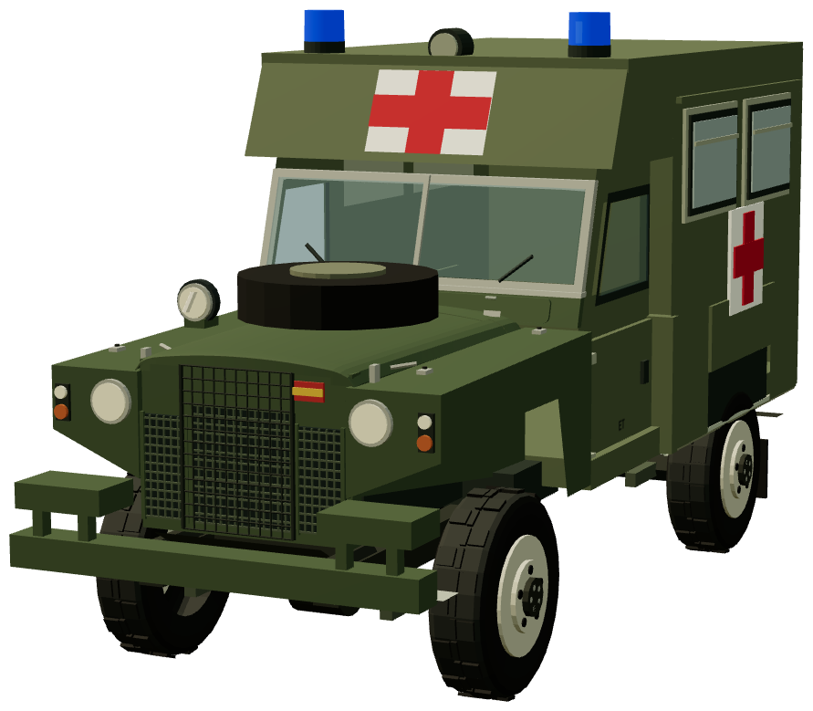 Santana Ambulance — front three-quarter render
