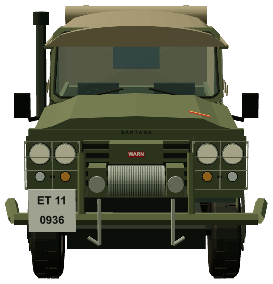 Aníbal Soft Top — front view, registry 3D render