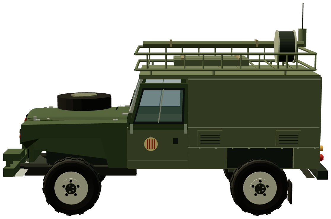 Santana 109 Mercurio — side view, registry 3D render