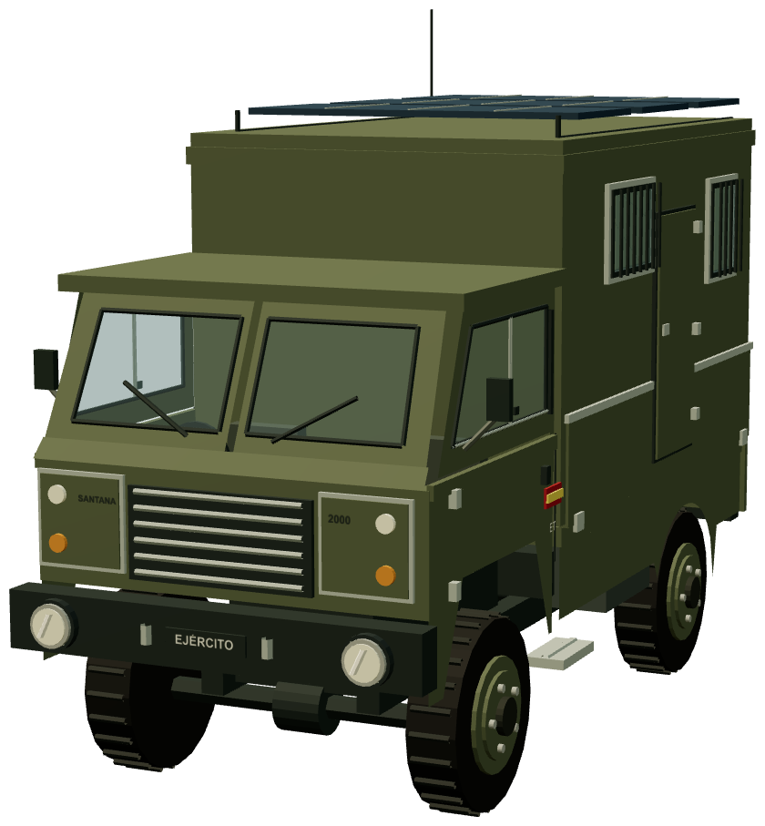 Santana 2000 FC Mobile Radio — front three-quarter render