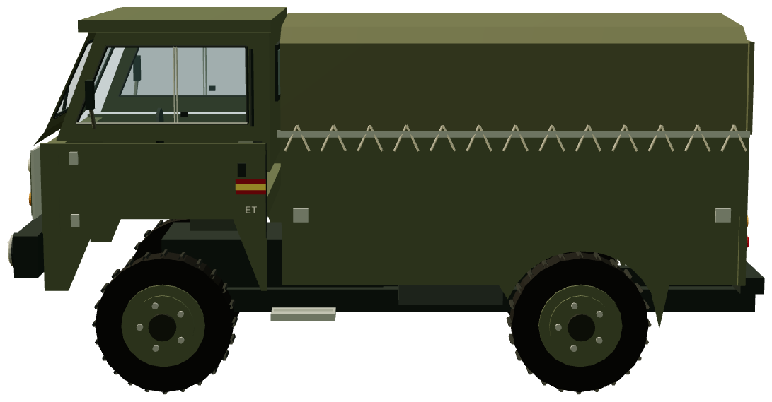 Santana 2000 FC Soft Top — side view, registry 3D render