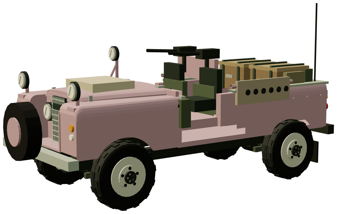 SAS Series IIA Pink Panther — three-quarter view, registry 3D render