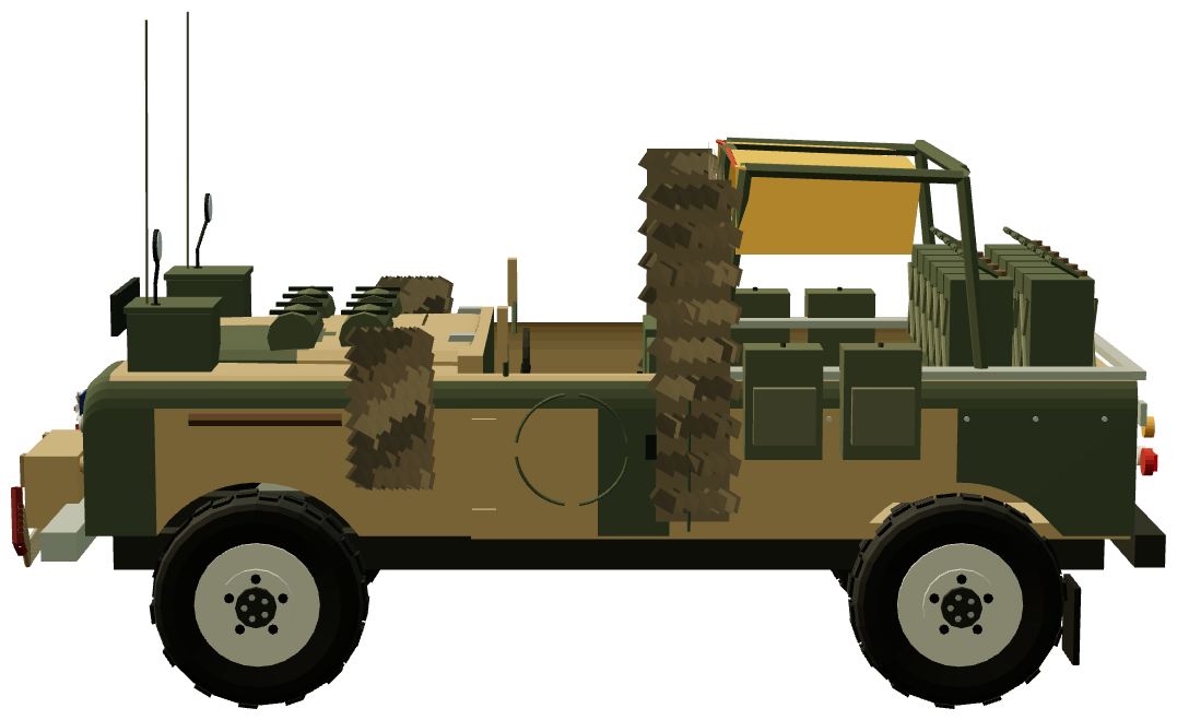 SAS Series III Patrol — side view, registry 3D render