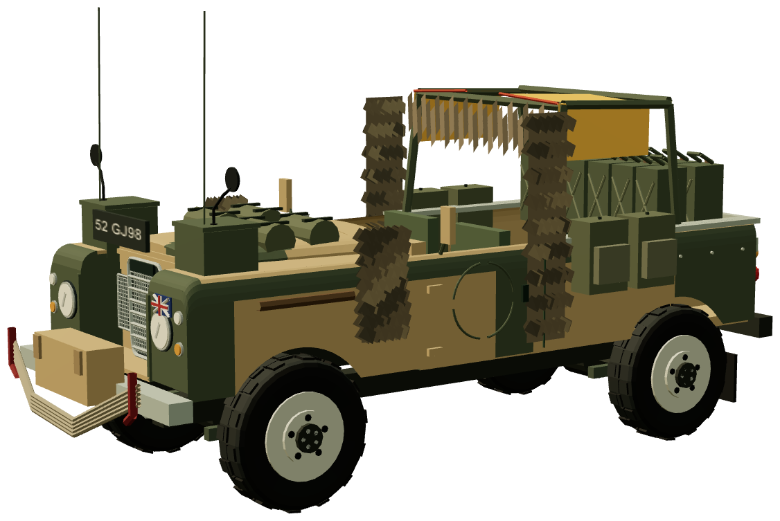 SAS Series III Patrol — three-quarter view, registry 3D render