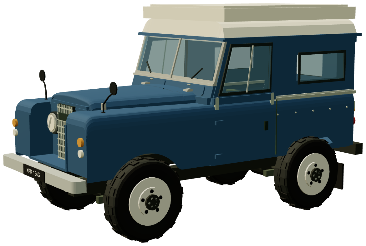 Searle Mini-Carawagon — three-quarter view, registry 3D render