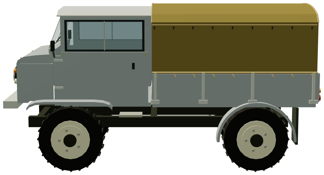 Series IIA Forward Control — side view, registry 3D render