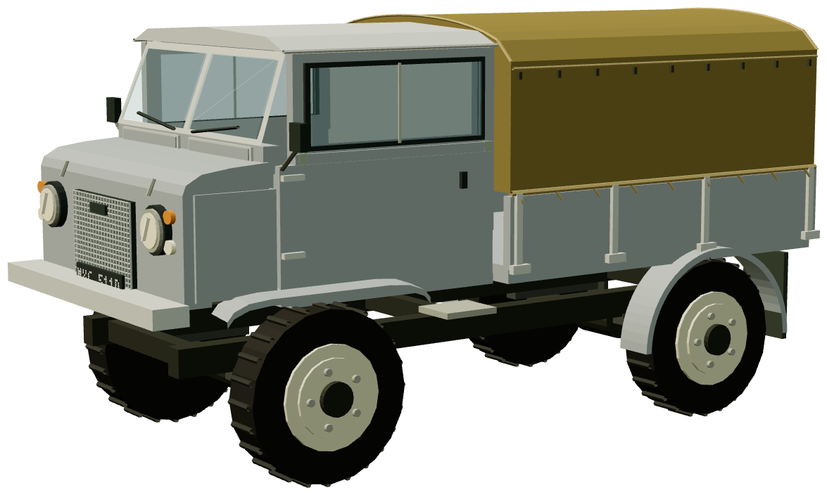 Series IIA Forward Control — three-quarter view, registry 3D render