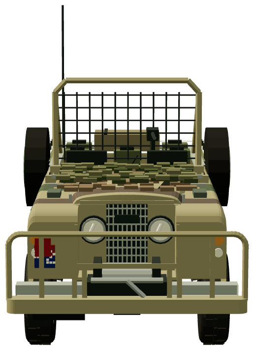 Series IIA LRPV — front view, registry 3D render