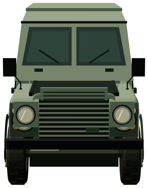Shorland Prototype APV — front view, registry 3D render