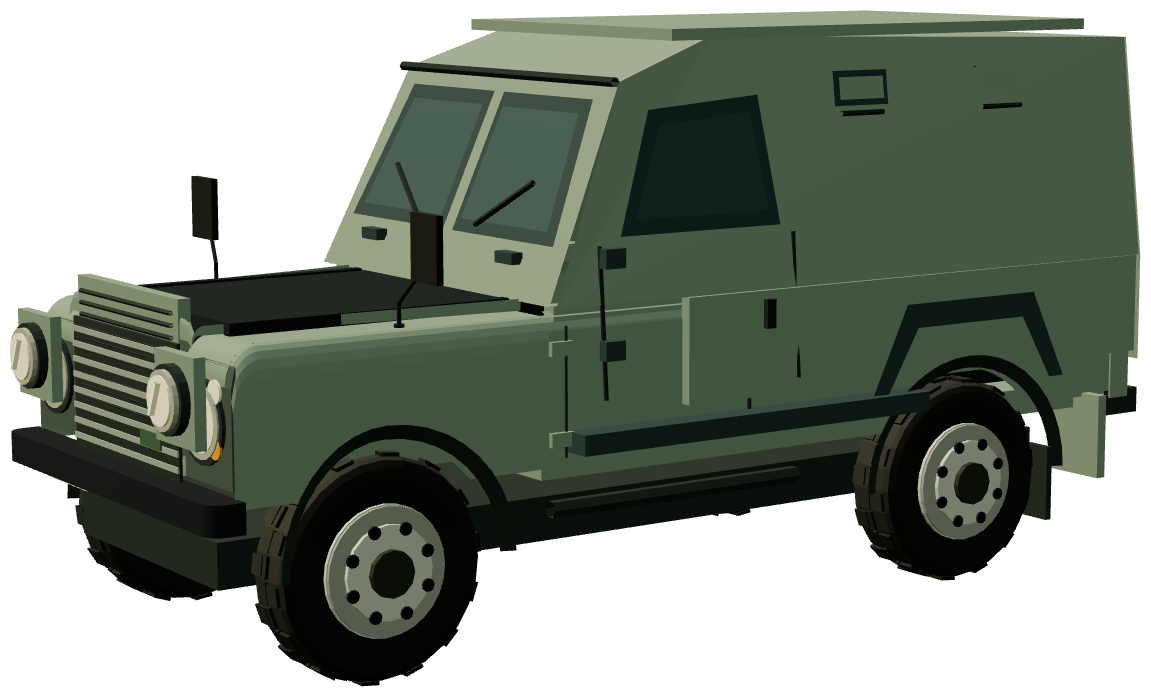 Shorland Prototype APV — three-quarter view, registry 3D render