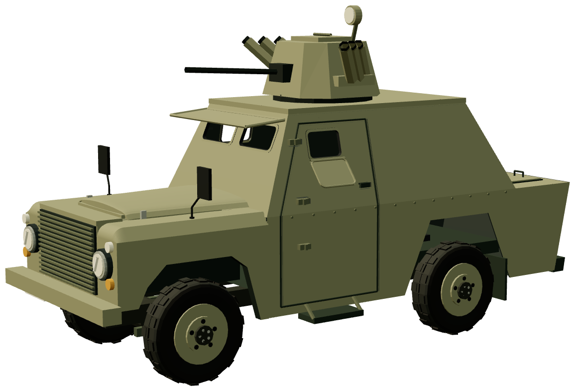Shorland S51 APC — three-quarter view, registry 3D render