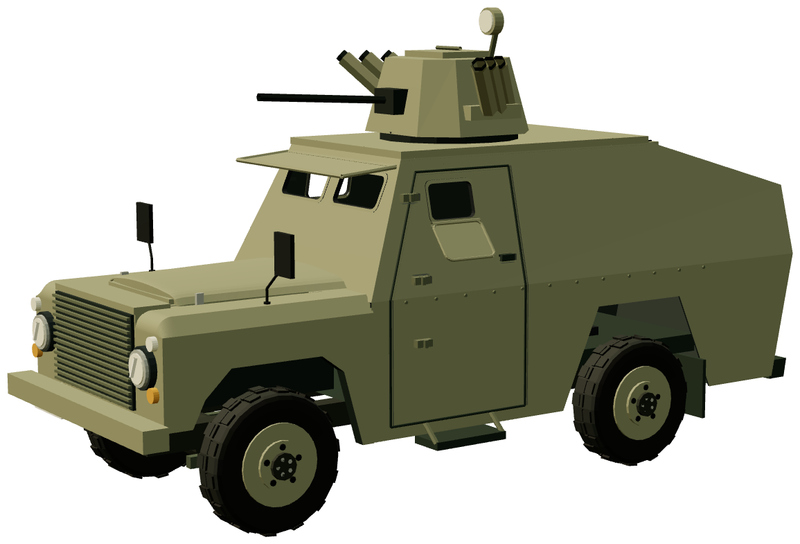 Shorland S52 APC — three-quarter view, registry 3D render