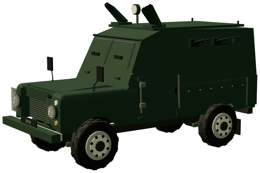 Shorland SB301 APV — three-quarter view, registry 3D render