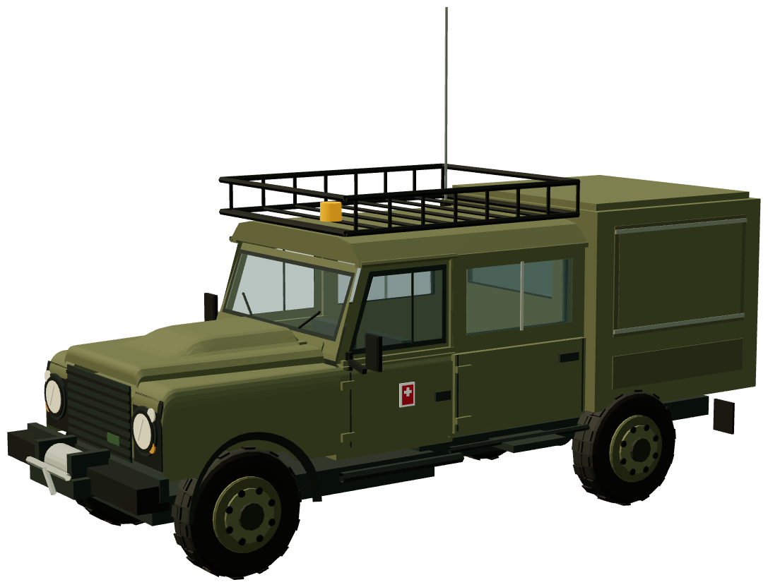 Slovak CBRN Defender 130 Quadtech Shelter — three-quarter view, registry 3D render