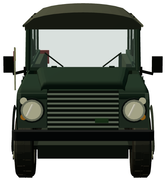 President’s Guard Escort — front view, registry 3D render