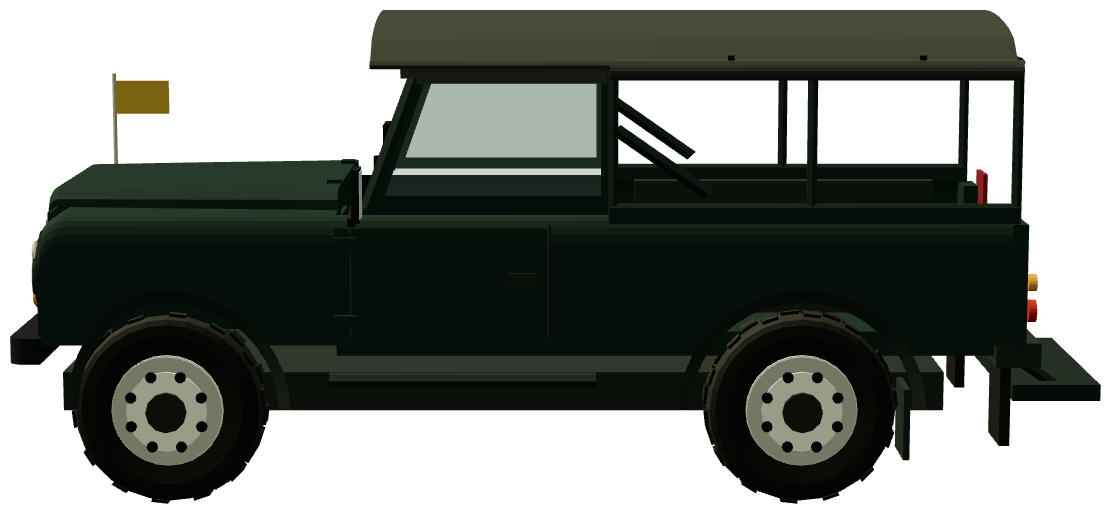 President’s Guard Escort — side view, registry 3D render