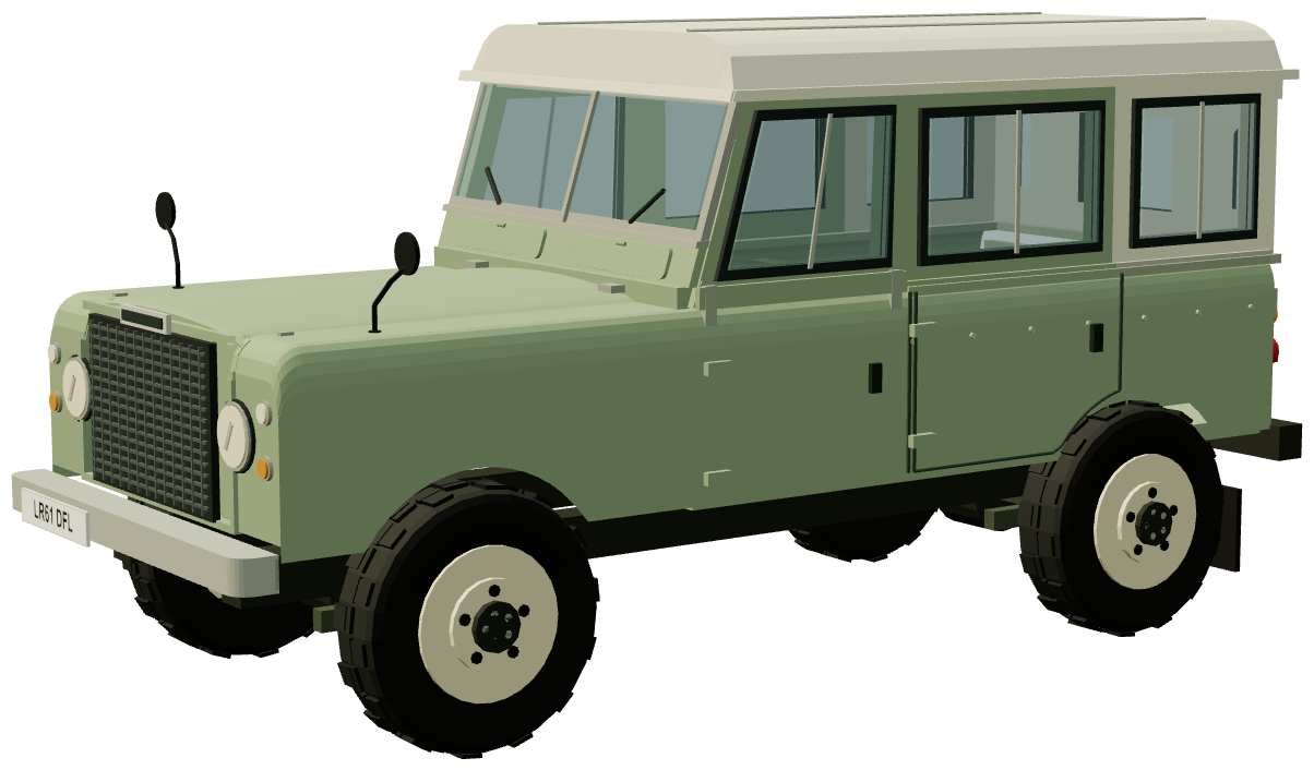 Series III Stage 1 V8 — three-quarter view, registry 3D render
