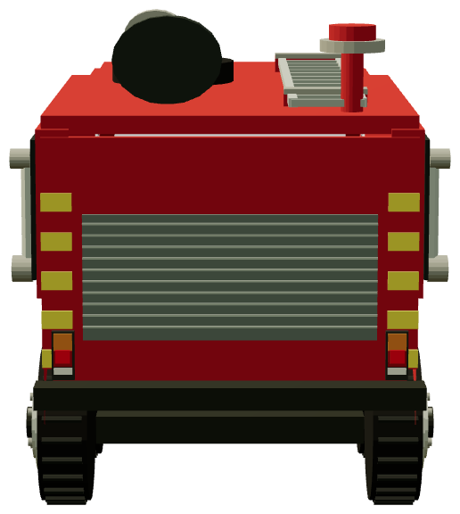 TACR2 — rear view, registry 3D render