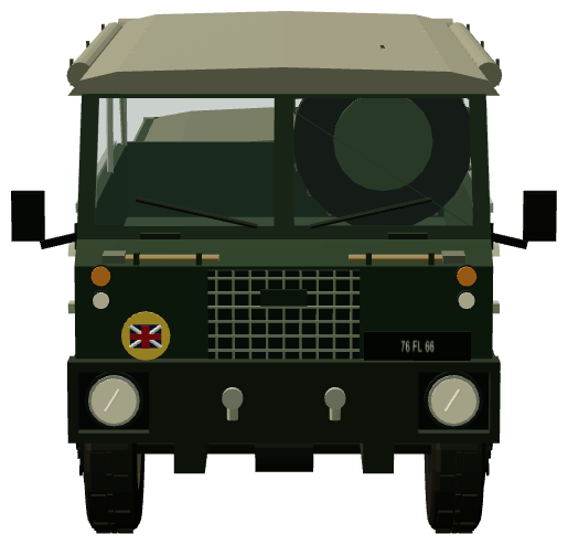 Tail End Charlie — 101 Forward Control — front view, registry 3D render