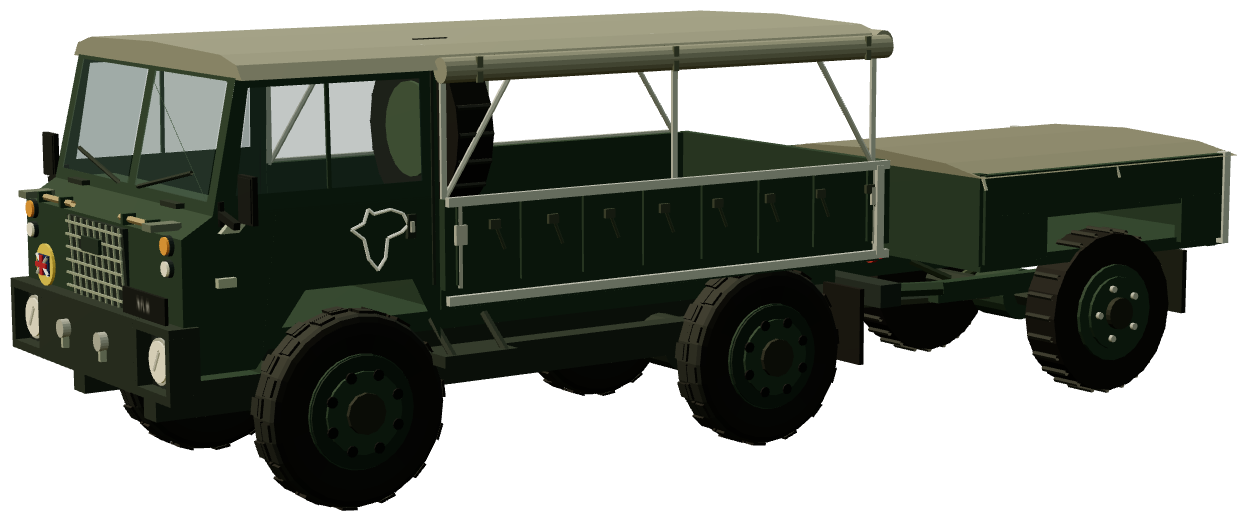 Tail End Charlie — 101 Forward Control — three-quarter view, registry 3D render