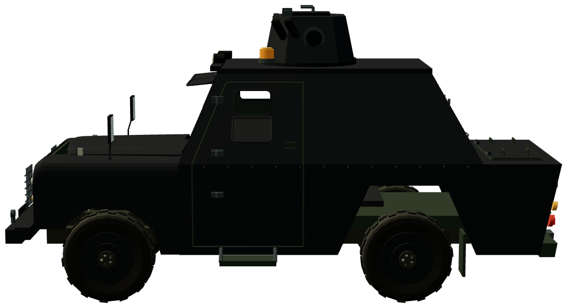 Margaret, The Iron Landy — side view, registry 3D render