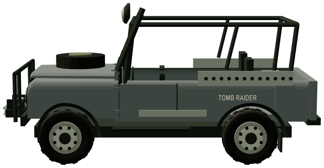 Tomb Raider — side view, registry 3D render