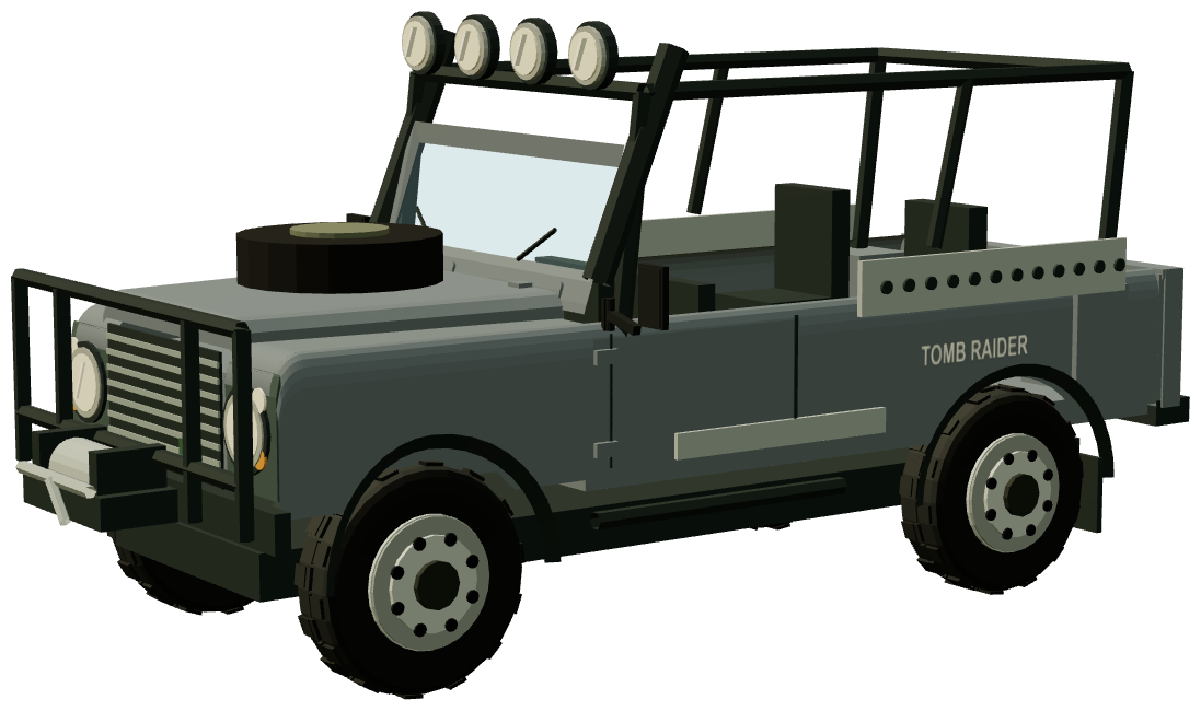 Tomb Raider — three-quarter view, registry 3D render