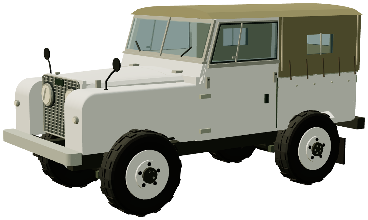 UNEF Series I 88 (Gaza 1957) — three-quarter view, registry 3D render