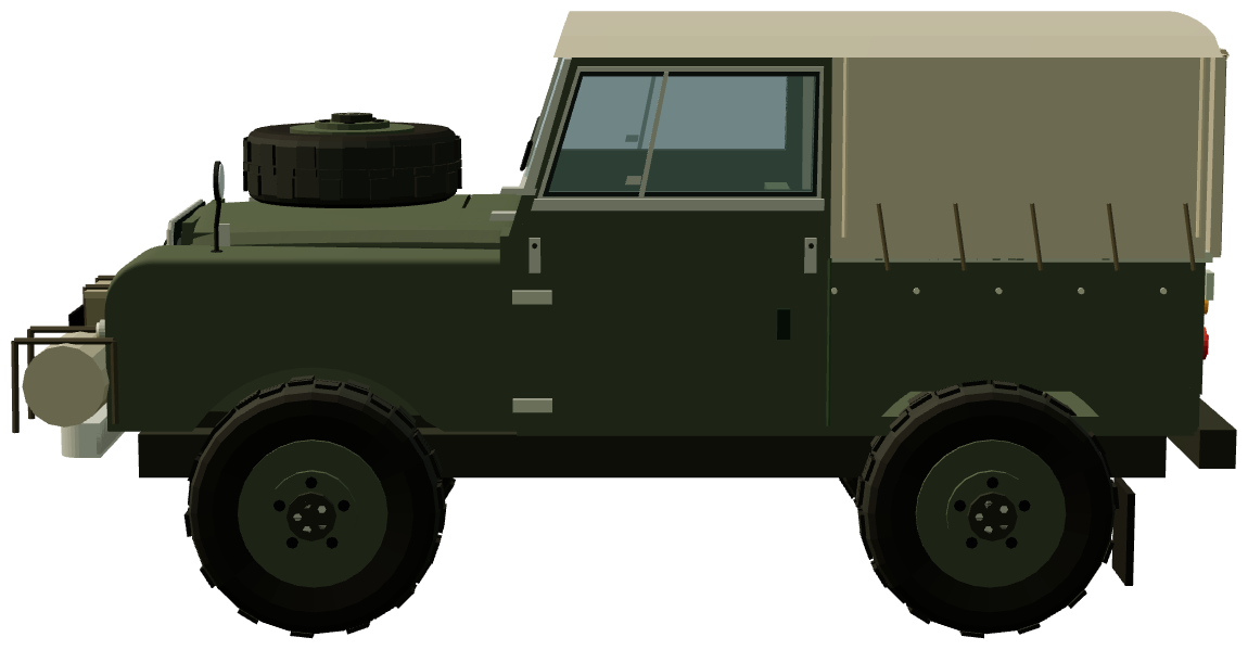 Van der Post Kalahari Expedition — side view, registry 3D render