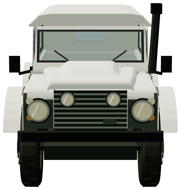 Volcano Trails Super Defender — front view, registry 3D render
