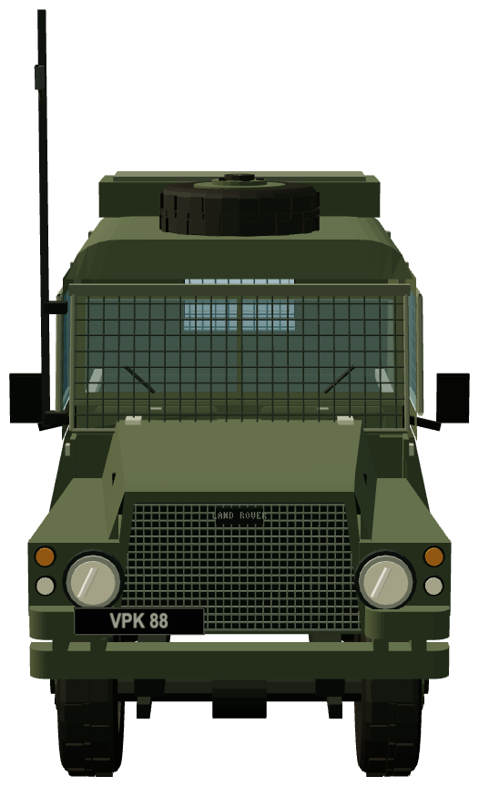 VPK Lightweight — front view, registry 3D render