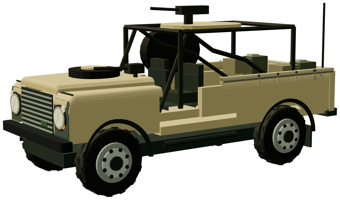 Wolf WMIK — three-quarter view, registry 3D render