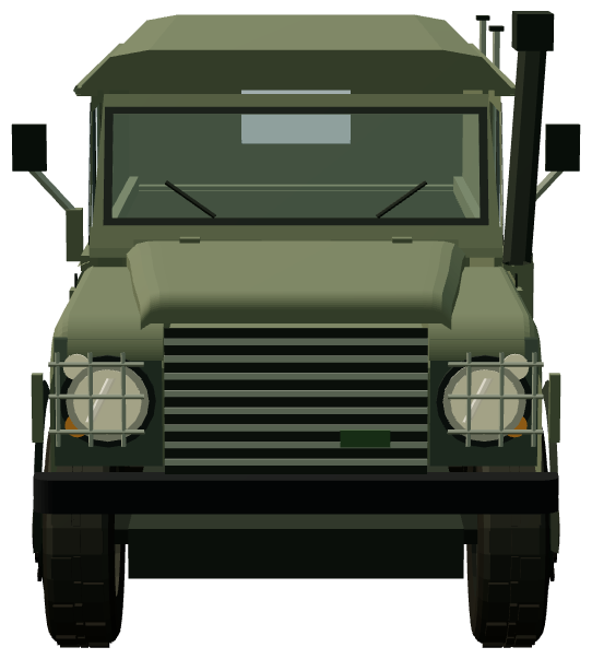 Wolf TUM HS 110 FFR Hard Top — front view, registry 3D render