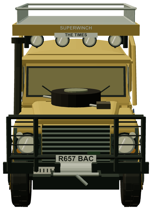 Fifty 50 Challenge Wolf 110 — front view, registry 3D render
