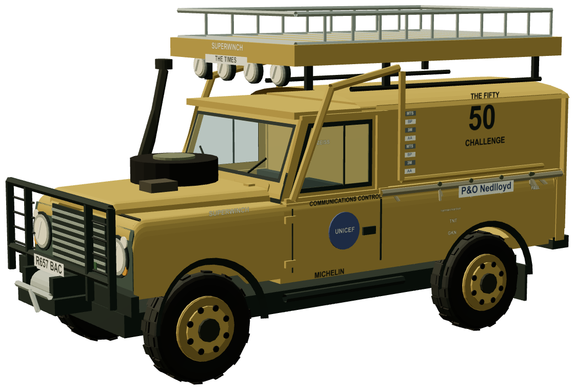 Fifty 50 Challenge Wolf 110 — three-quarter view, registry 3D render