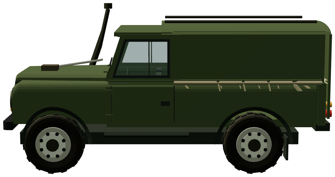 Wolf 110 — side view, registry 3D render