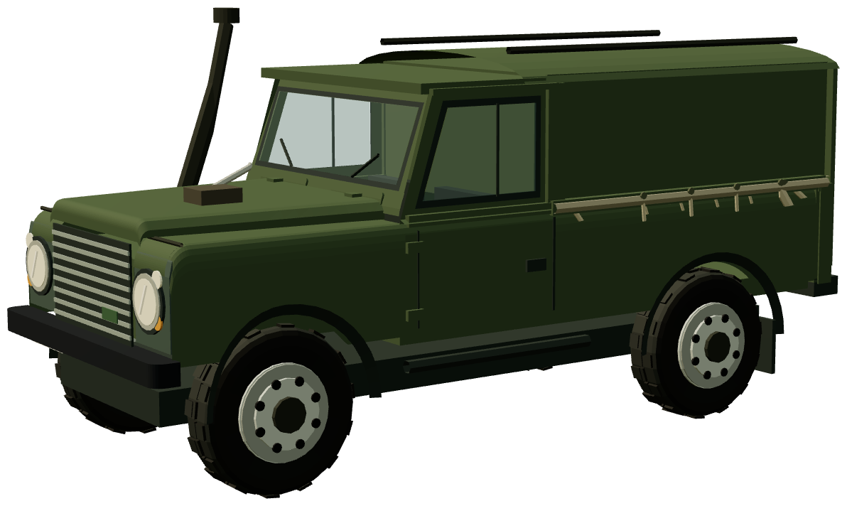 Wolf 110 — three-quarter view, registry 3D render