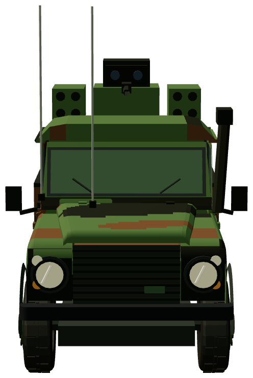 Zipkin PMADS Defender — front view, registry 3D render