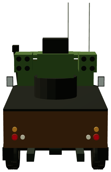 Zipkin PMADS Defender — rear view, registry 3D render
